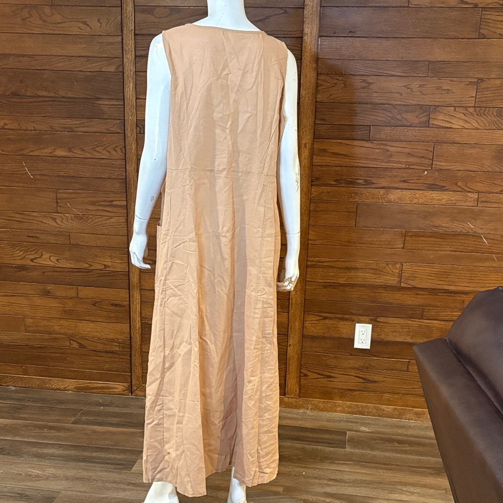 Source Unknown Tan Maxi Dress - Picture 3 of 3